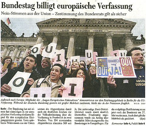 Der Reichstag im 'Klner Stadt-Anzeiger'