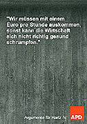 Argument f&uuml;r Hartz IV
