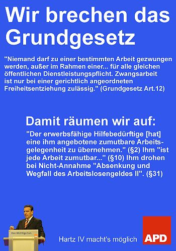 Wir brechen das Grundgesetz